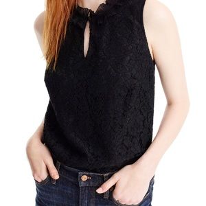 J. Crew black lace top